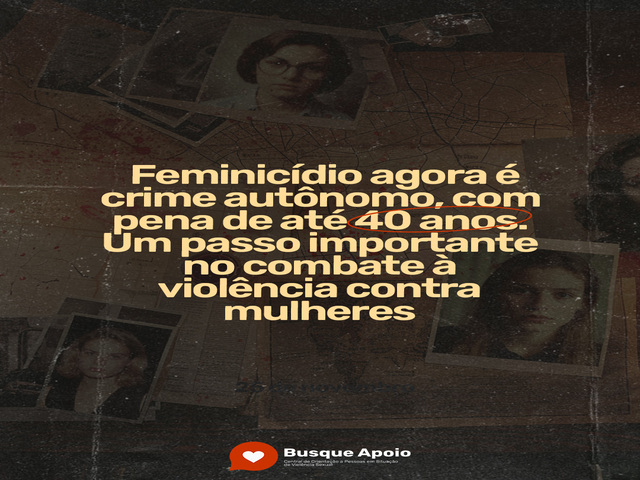 Capa do post Mudanças na Lei do Feminicídio ampliam pena e reforçam combate à violência contra mulheres 